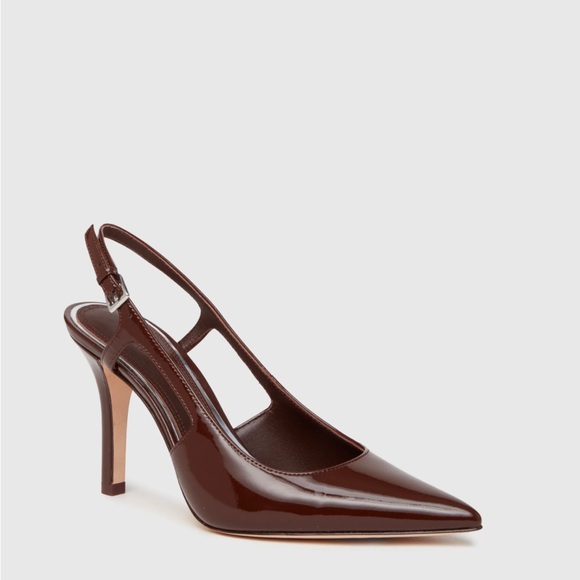 Paige Samara Slingback in Chocolate, Size: